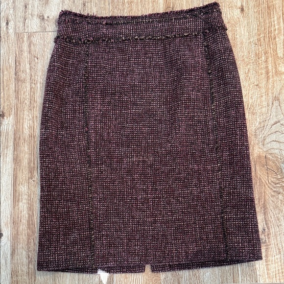 Ann Taylor Tweed Skirt Set - Deep Purple - Picture 4 of 7